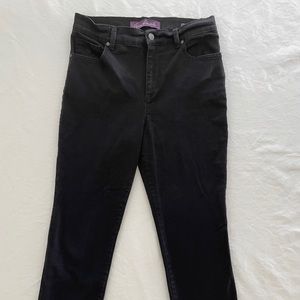 Black Vintage straight leg jean